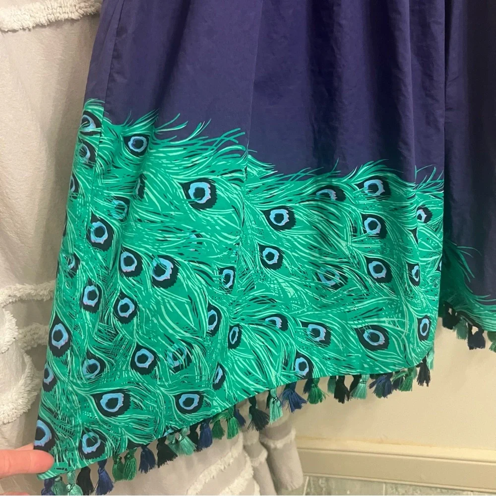 EUC Kate Spade Peacock Dress 6 - Picture 2 of 11